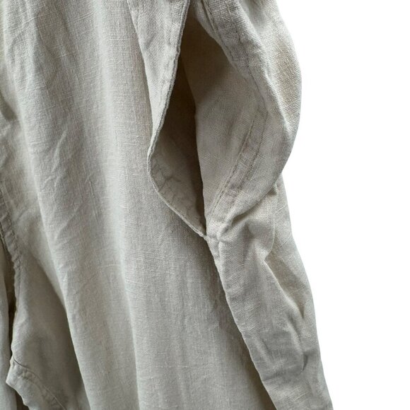 Island Importer Natural Linen Riviera Drawstring Pants Mens Size L - Picture 2 of 8